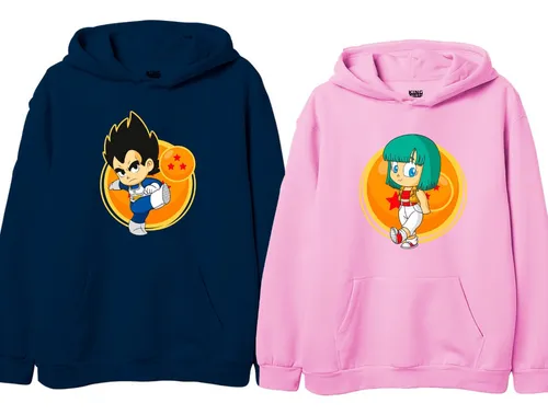 peligroso clima calificación Combo Parejas Vegeta Bulma Sudaderas Dragon Ball Z Amor | Envío gratis