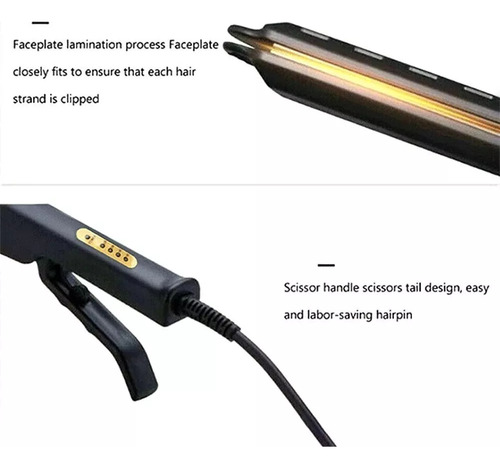 · Una Plancha De Pelo Profesional A Vapor Seco Y Húmedo