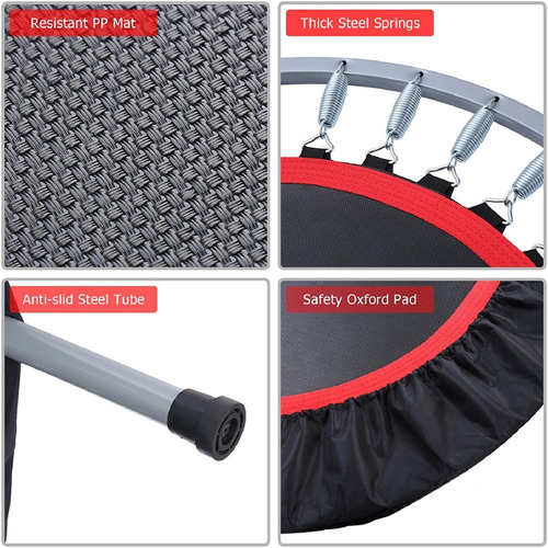 Imagen 6 de 7 de Trampolín Aeróbico Plegable P/ Ejercicios Cardiovasculares
