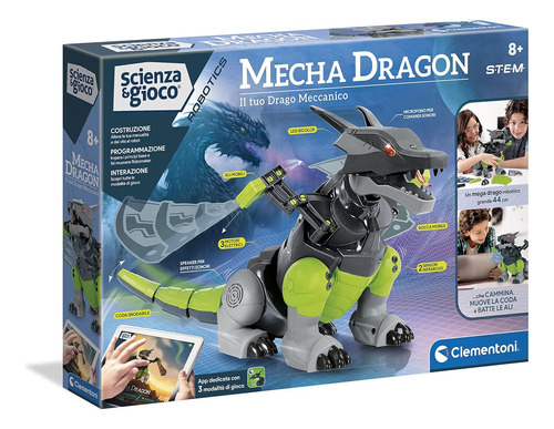 Clementoni Science & Play-mecha Dragon Robot Ciencia Robotic