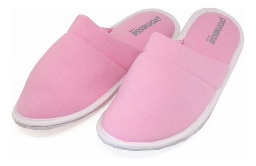 Pantuflas Chinela De Jersey Con Suela Pvc Promesse 9243