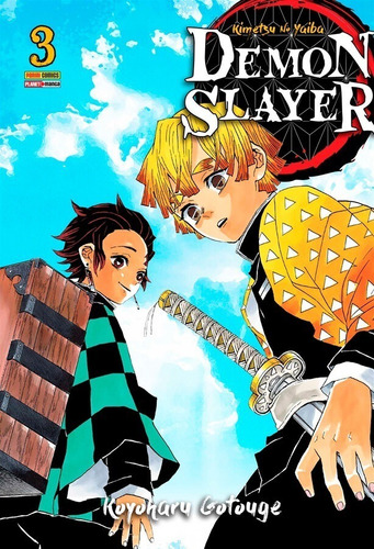 Demon Slayer 3! Mangá Panini! Novo Lacrado! Kimetsu No Yaiba