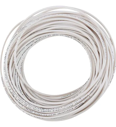 Cable Libre De Halógenos (h07z1k) 2,5 Mm2 50 M Blanco