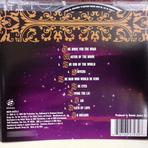 Cd Dio - Master Of The Moon (Usado)