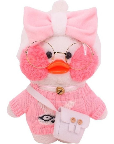 Juguete De Peluche De Pato Lalafanfan + Accesorios