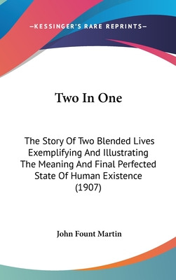 Libro Two In One: The Story Of Two Blended Lives Exemplif...