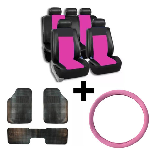 Combo De Funda Cubre Asiento, Alfombra Y Cubrevol Ford Ka