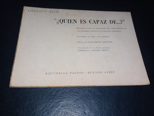 Libro Quién Es Capaz De Liselott Diem