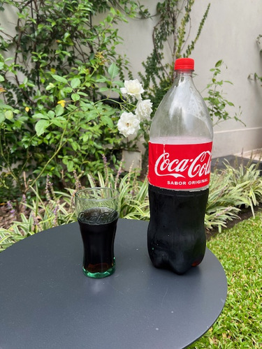 Set X 6 Vasos Vidrio Coca Cola 300 Cc Pasabahce Verde Vintag