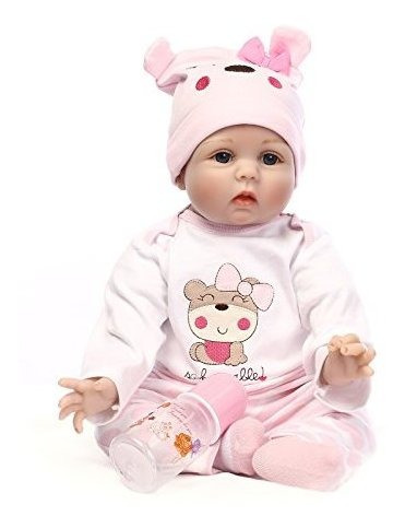 Imagen 5 de 9 de Npkdoll Reborn Baby Dolls Girl Realistic Soft Silicone Vinyl