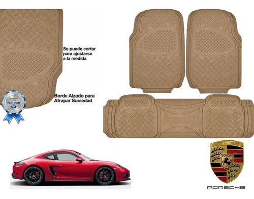 Tapetes Uso Rudo Beige Rd Porsche Cayman Gts 4.0l 2020