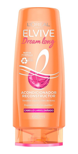 Loreal Keratina Vegetal Acondicionador Dream Long Elvive 680