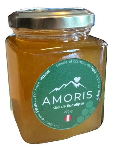 Miel De Eucalipto Orgánica Amoris, 270g