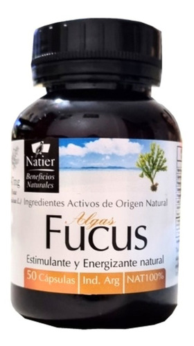 Fucus  Tiroides, Control De Peso Natier 50 Capsulas