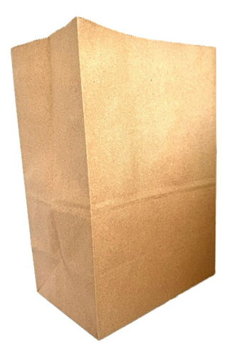 Bolsas De Papel Kraft (250 Piezas) Para Delivery O Super 