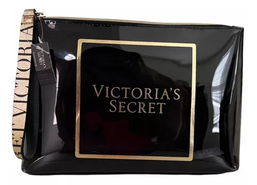 Kit Victorias Secret Maleta Viagem E Necessaire Lace Black