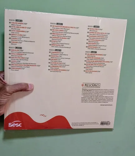Vinil João Gilberto - Relicário Ao Vivo 1998 Lp Triplo 2023