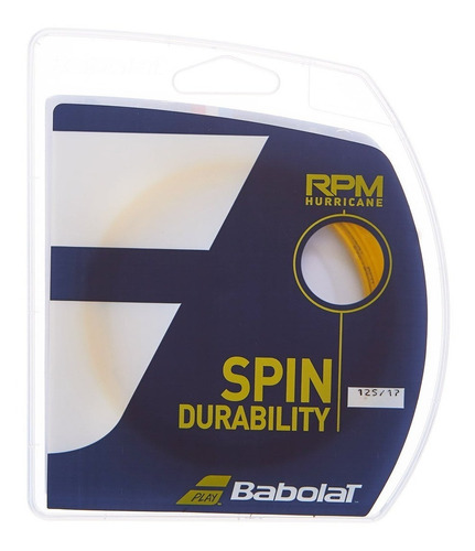 Cuerda De Tenis Babolat Rpm Hurricane 1.25mm