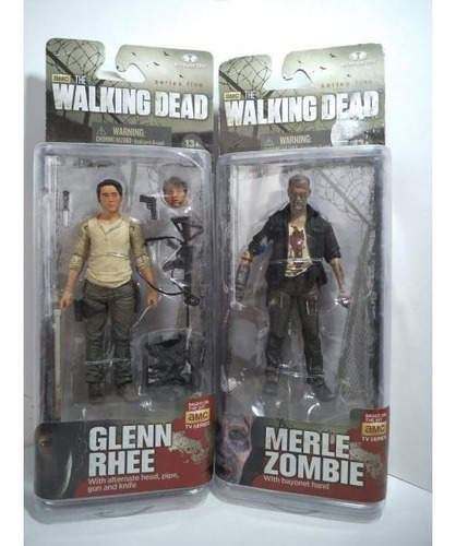 Imagen 3 de 3 de Shane Glenn Maggie Y Merle Zombie Walking Dead Mcfarlane Toy