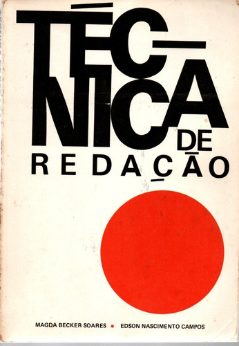 Livro Técnica De Redação, Magda Becker Soares