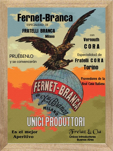 Fernet Cuadros Posters Carteles Publicidades L571