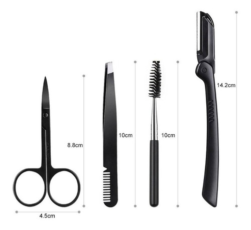 Imagen 3 de 5 de Set Para Modelar Cejas 11 Piezas