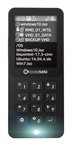 Memoria Usb Iodd Mini Usb 3.0 256-bit 512gb -negro