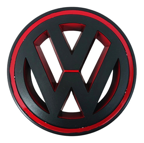 Emblema Parrilla Volkswagen Jetta Clasico Bora 08-15 Rojo/n 