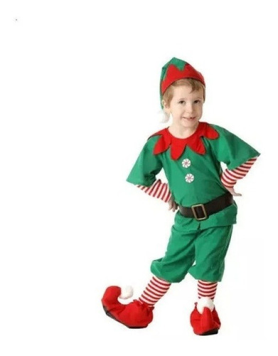 Santa Roleplay Vestido De Navidad Duende Disfraces