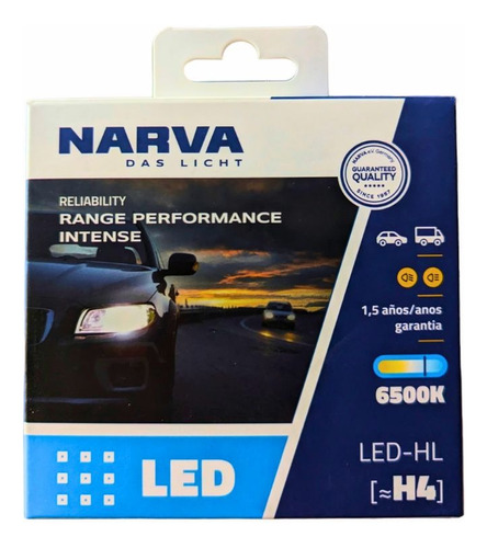 Ampolletas Led H4 Narva New Range Performance 12/24v