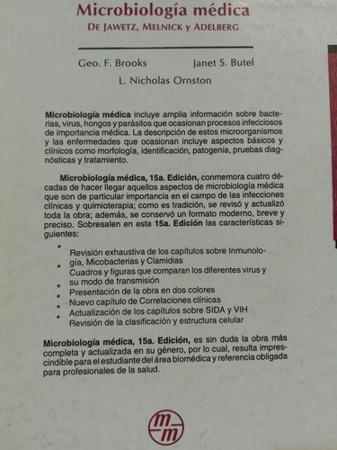Microbiología Médica - Jawetz, Melnick Y Adelberg (Usado)