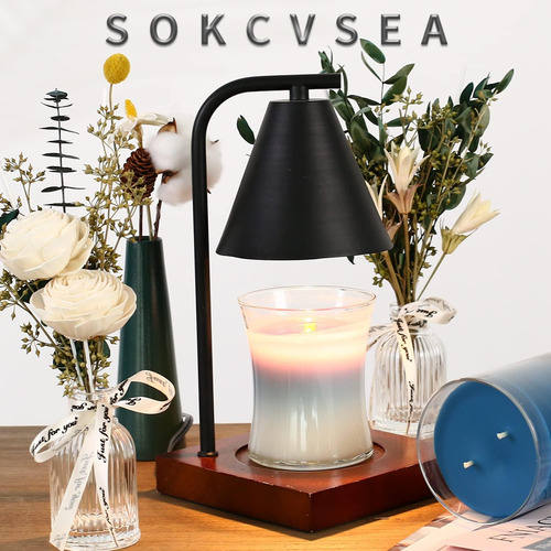 Lámpara De Calentador De Vela Sokcvsea Lámpara De Velas Con