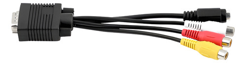 Convertidor Adaptador Vga A Rca S-video 4 Pines