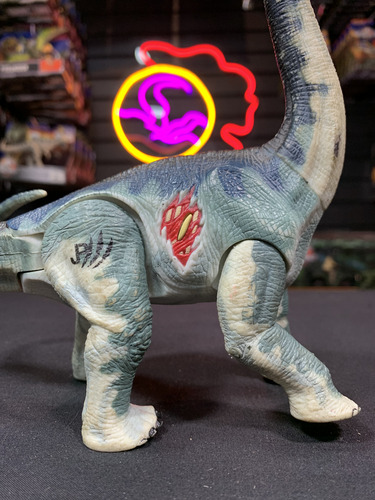 Jurassic Park 3 Re-ak A-tak Brachiosaurus Hasbro 2001 B (Usado)