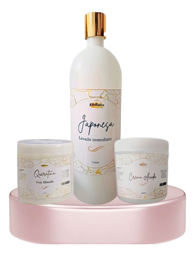 1 Litro De Alisante Japones Con Crema Ácida