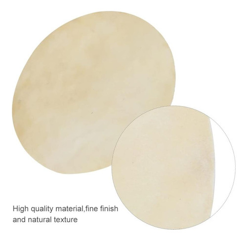 Bongo Drum Head Buffalo 2pcs Faux Cuero Accesorio De Sonido