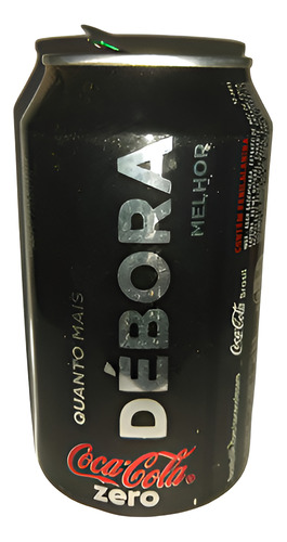 Débora - Lata Coca Cola Zero Vazia Com Nome Coleção (Usado)