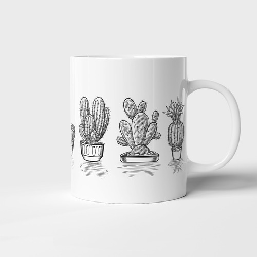 Taza Cactus 11 Oz