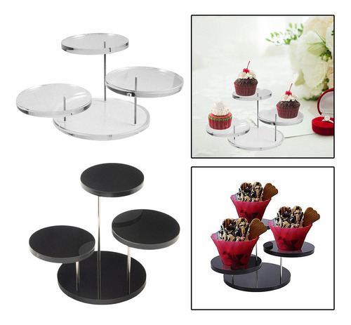 2 Uds Soporte Redondo Para Pastel Soporte Para Cupcakes