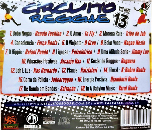 Cd - Circuito Reggae - Vol. 13 (lacrado)