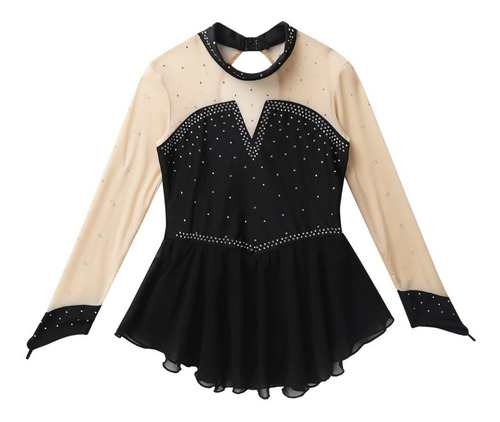 Imagem 5 de 5 de Roupa Profissional Balé Ou Patinação Manga Longa P/ Meninas