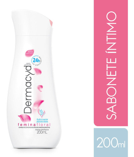 Dermacyd Femina Floral Sabonete Líquido 200ml