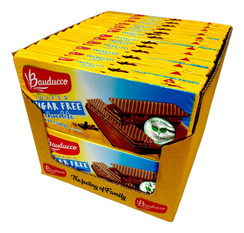 Galletas Chocolate Sin AzĂșcar Caja Con 24 Paq De 120gr C/u