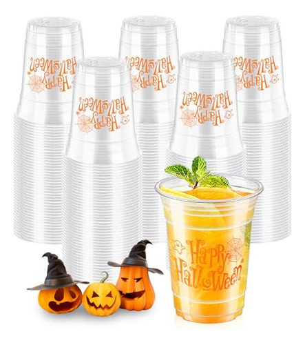 100 Vasos De Plástico Transparente De 16 Oz Vasos Desechable