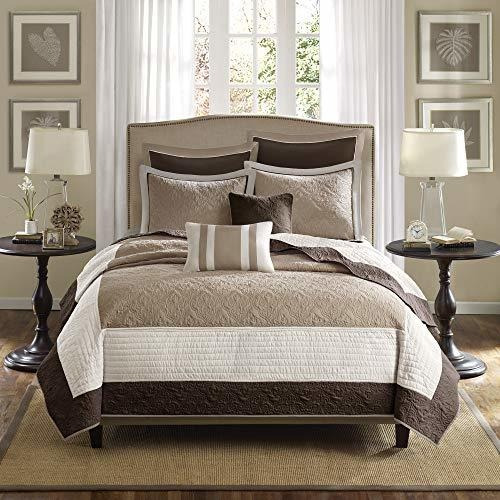 Madison Park Attingham Reversible Quilt Set-luxe Damask Stit