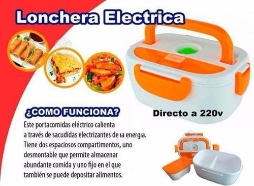 Taper Electrico Lunchera Bazar Cuchara Plastico Microondas