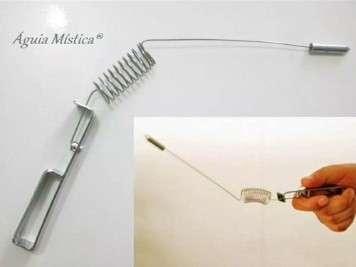 Imagem 5 de 6 de Kit Dualrod + Aurameter Cromado Pendulo Egipio Radiestesia