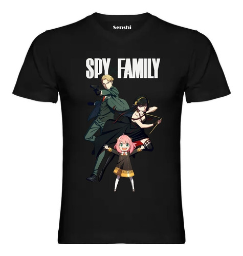 Polera Estampada En Dtf Spy X Family Senshi Cod 003