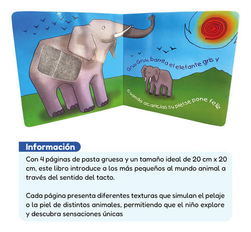 Libro Didáctico De Estimulación Temprana Sensorial Para Bebé
