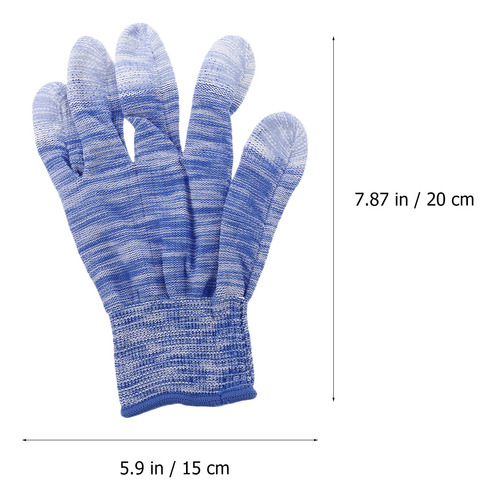 12 Pares De Guantes Antideslizantes, Funda Protectora Anties